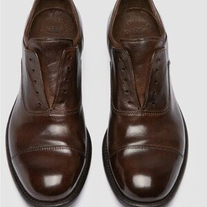 Officine Creative Brown Leather Loafers
